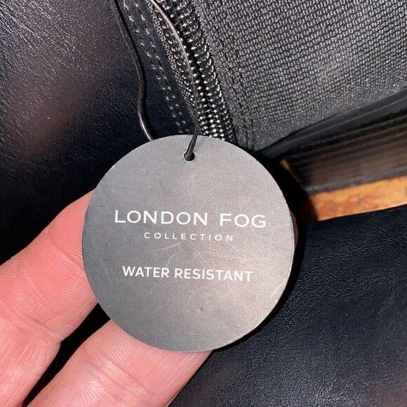 London Fog collection water resistant black ankle boots LFW-HARMONY size 7 NEW - Picture 5 of 13